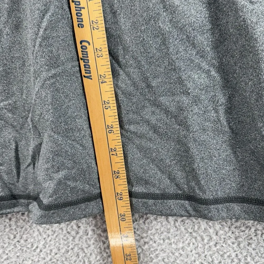 The North Face Sweatshirt Mens 2XL Gray‎ 1/4 Zip Mock Neck Logo 